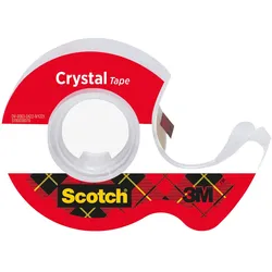 Scotch Crystal Tape Klebefilmabroller + 1 Rolle