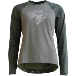 Zimtstern, Damen, Velotrikot, PureFlowz (L), Schwarz, Grün