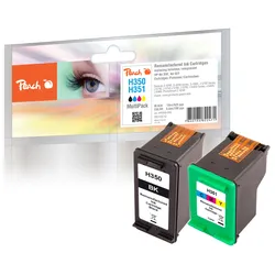 Peach Spar Pack Druckköpfe kompatibel zu HP No. 350, No. 351, SD412EE, CB335EE, CB337EE