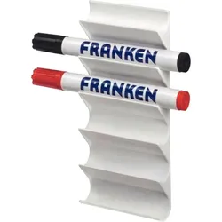Franken Whiteboardmarker-Halter # Z1986 für 6 Boardmarker, weiß