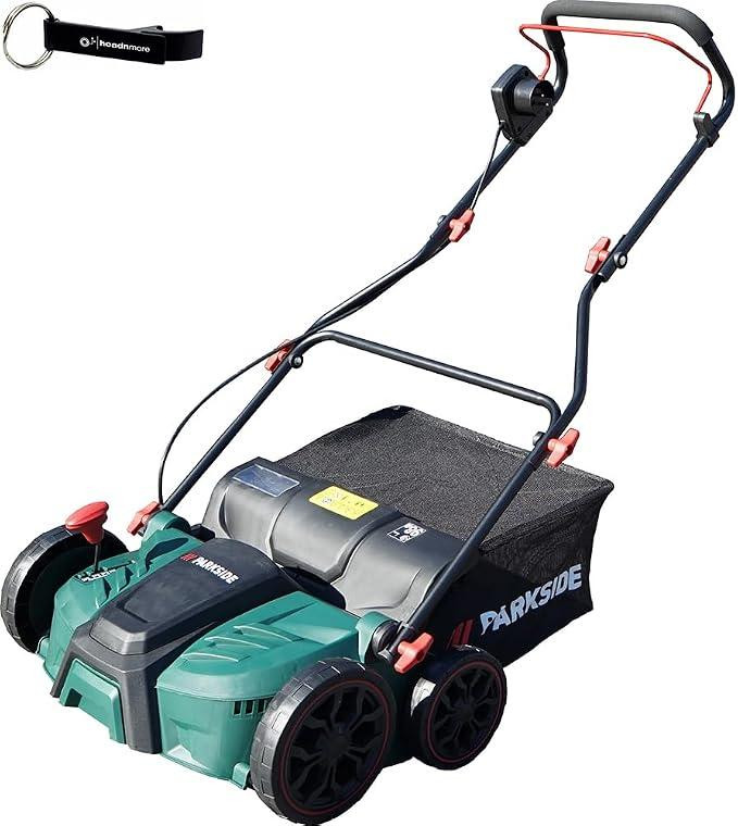 Parkside 2-in-1 elektrische verticuteer- en grasventilator PELV 1800 met sleutelhanger bundle