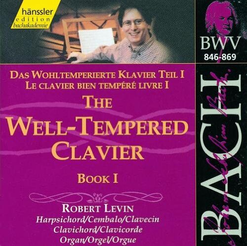 Robert Levin - Edition Bachakademie Vol. 116 (Das Wohltemperierte Klavier Teil 1) - Preis vom 09.10.2026 07:28:09 h
