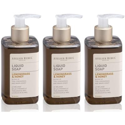 Atelier Rebul Lemongrass & Honey Liquid Soap x3 3x250 ml Flüssigseife