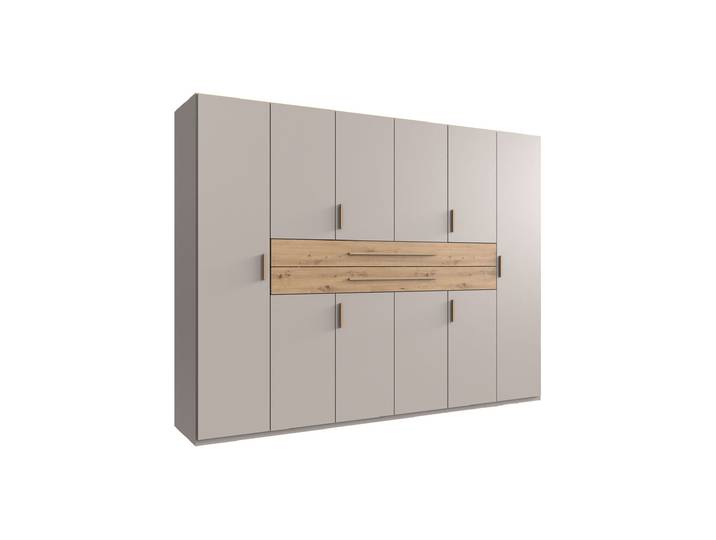Kleiderschrank Beige-Kaschmir - Artisan Eiche 270 cm 10-türig - DIGIT