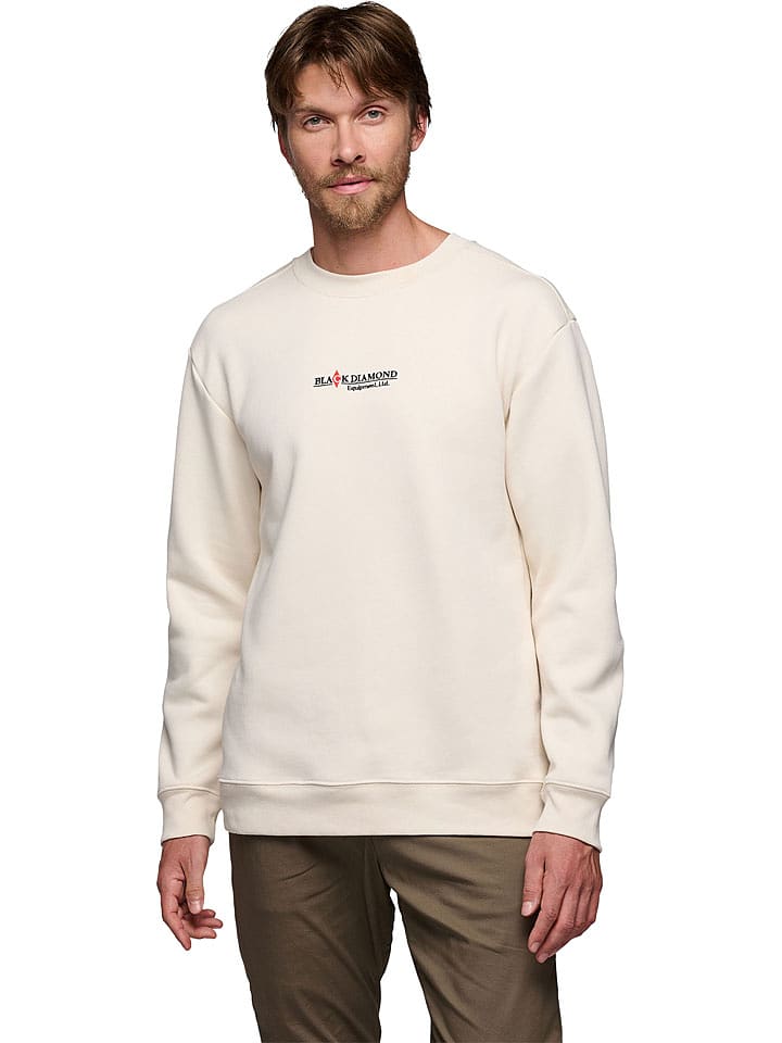 Black Diamond Sweatshirt "Heritage" in Creme - XL