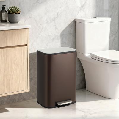Garvee Kitchen Trash Can, 3.2/ 5.3/ 8 Gal Stainless Steel Garbage Can with Inner Bucket