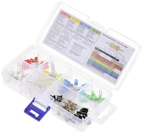 TRU COMPONENTS LED bedrahtet Rot, Gelb, Blau, Gelb-Grün, Warmweiß, Kaltweiß Rund 5mm 90 mcd, 420 mcd, 2180 mcd, 19000 mcd 30°