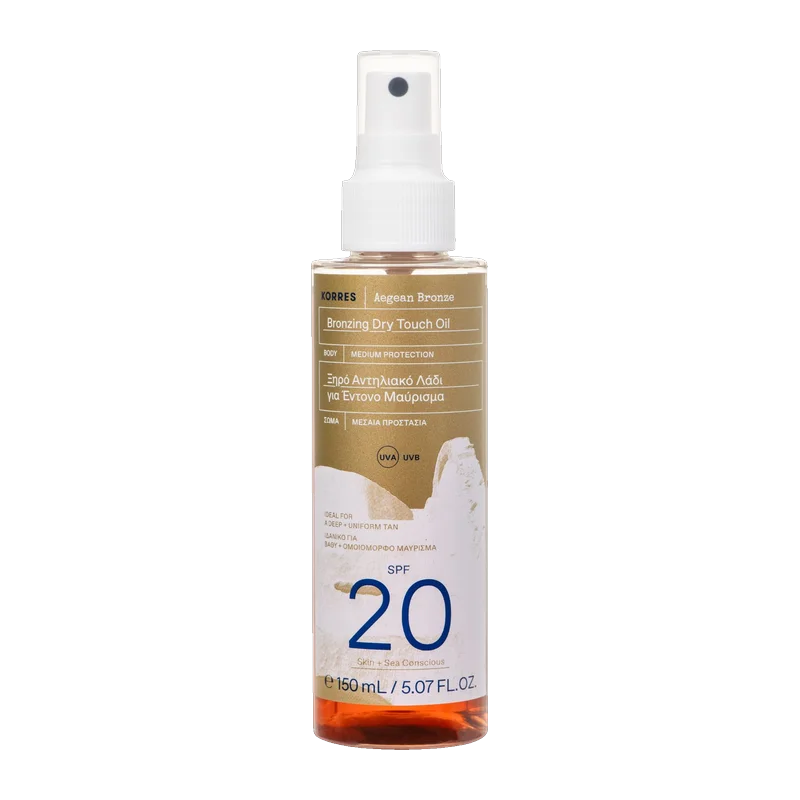 KORRES AEGEAN BRONZE Bronzing Trockenöl SPF20, 150ml 21013519
