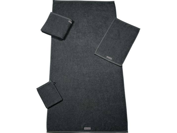 Saunatuch ROSS SELECTION , grau (schiefer), B:80cm L:200cm, Frottier, Obermaterial: 100% Baumwolle, Handtücher, Saunatuch, Aus Bio-Baumwolle