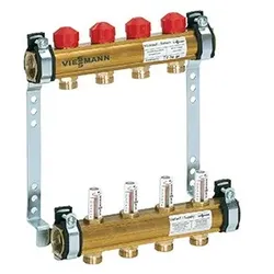 Viessmann Heizkreisverteiler mit Durchflussanzeige für 8 Kreise