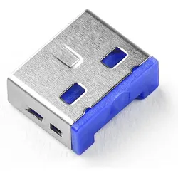 Smart Keeper Basic USB-A Port Blocker dunkelblau 100 Stk., Notebook Security, Blau