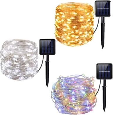Perfect Picks Market Solar Fairy String Lights Waterproof Outdoor Garden & Patio LED Decor white
