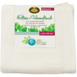 Gözze UNI Frottier aus 100 % recycelten Materialien creme Handtuch 50 x 100 cm