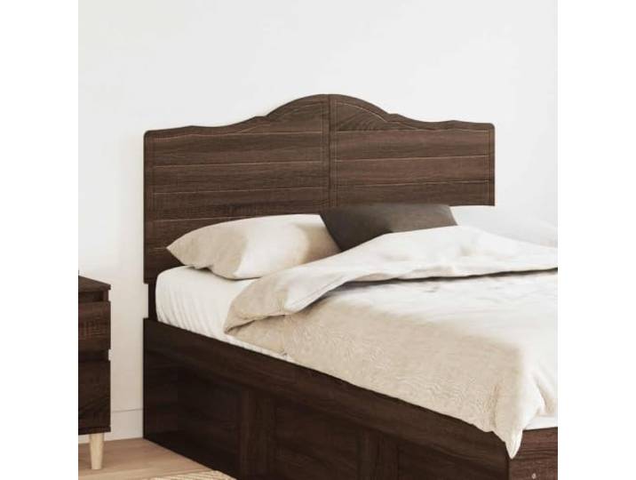RJPLMFV Kopfteil Eiche Braun Holz Modernes Design, einfache Montage, feine Verarbeitung, kompatibel mit verschiedenen Bettgrößen