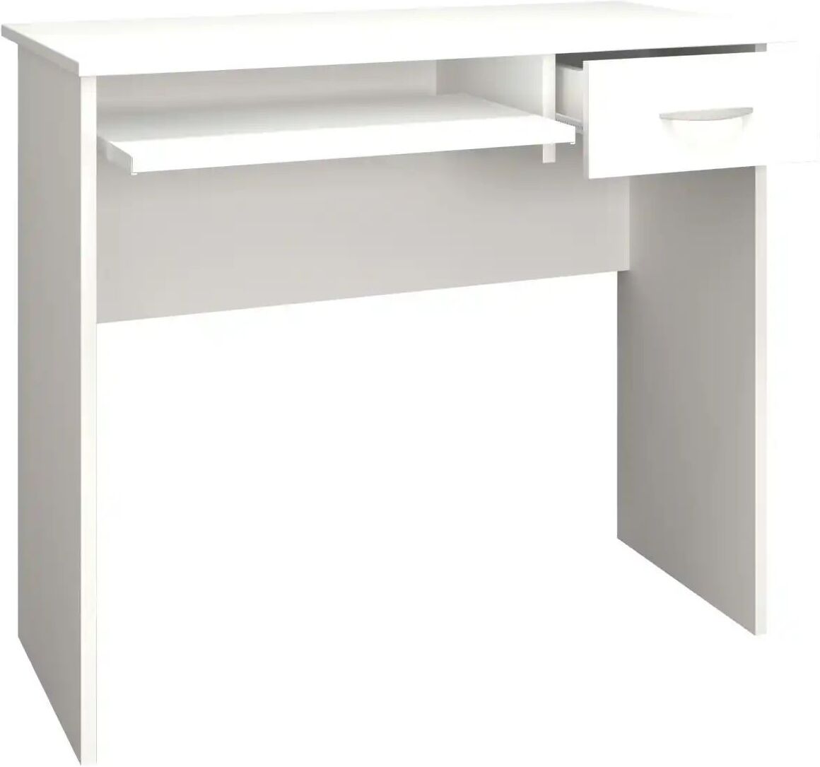 Höffner Schreibtisch   ¦ weiß ¦ Maße (cm): B: 85 H: 75
