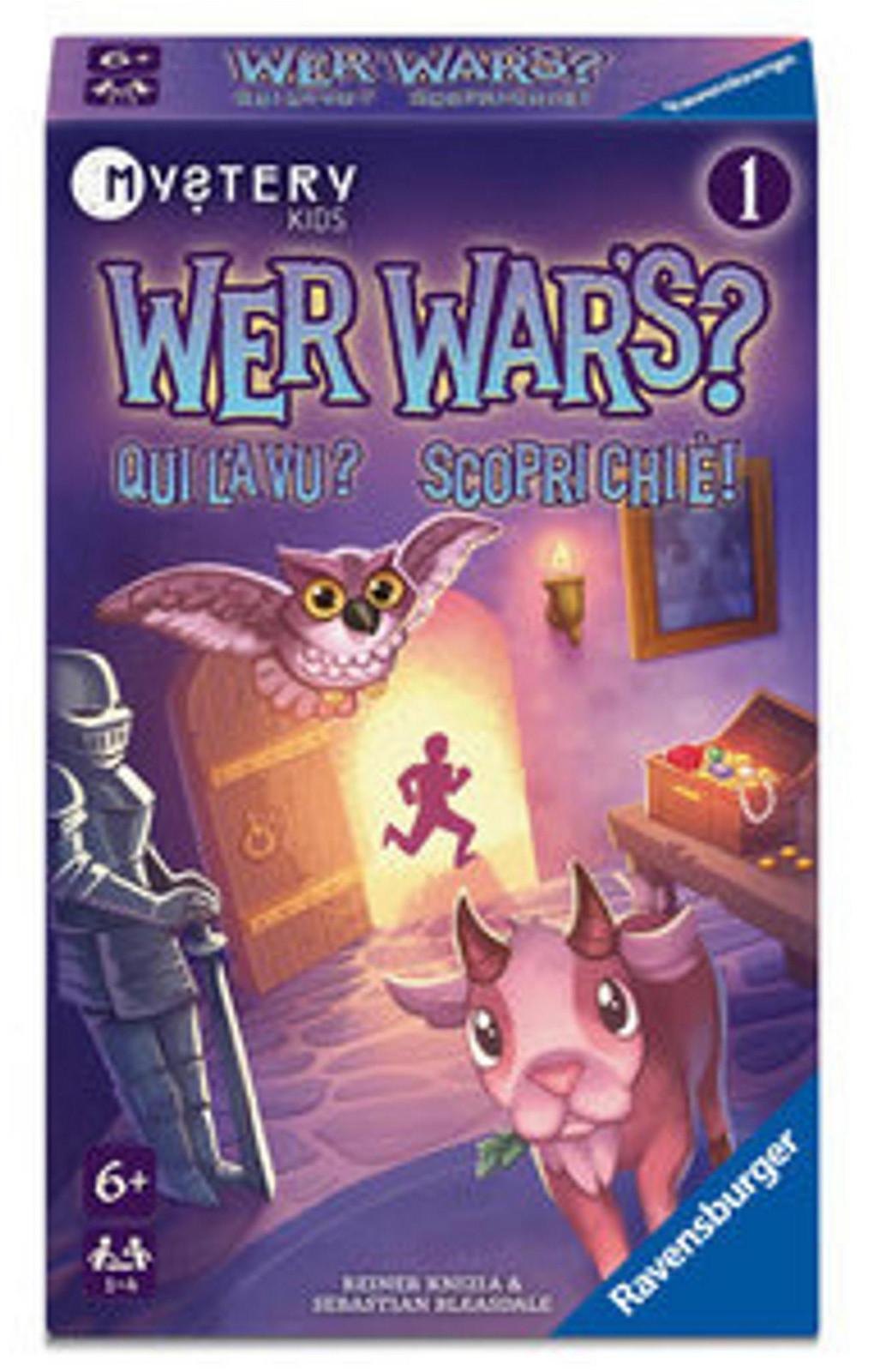 Ravensburger Wie was het? Mystery Kids 1: In het kasteel - Reisspel voor kinderen vanaf 6 jaar