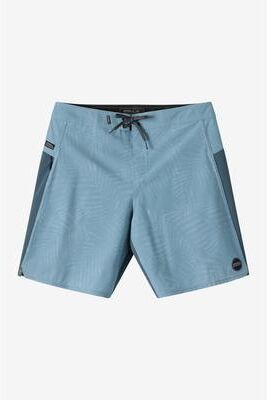O'Neill s Hyperfreak Trvlr Tech Enduro 19"" Board Shorts in Lead, Size 28, Elastane/Nylon/Polyamide"