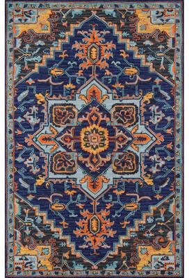 Momeni Ibiza Medallion Hand-tufted Wool Area Rug.