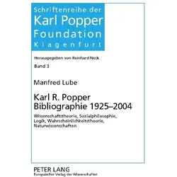 Karl R. Popper Bibliographie 1925-2004, Fachbücher von Manfred Lube