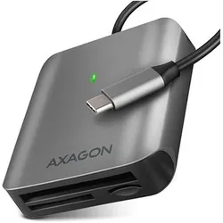 Axagon CRE-S3C (USB-C), Speicherkartenlesegerät, Grau