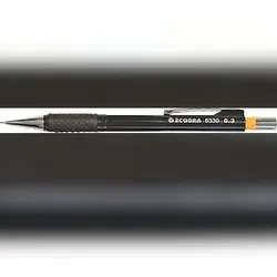 Ecobra Druckbleistift 0,3mm mit Farbring gelb, gum. Griffzone