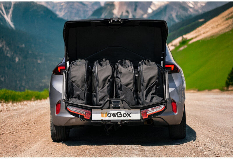 France Attelage Lot de 4 sacs à dos de rangement pour coffre sur attelage TowBox V5