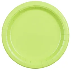150x Pappteller, hellgrün, 18 cm