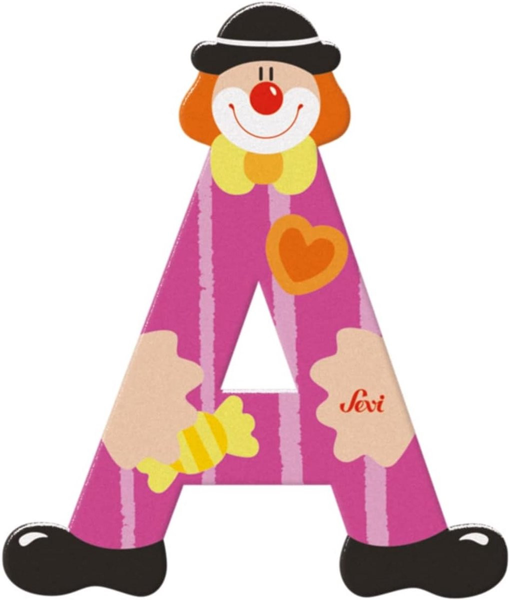 Clown A Letter - Gesorteerd voor kinderen