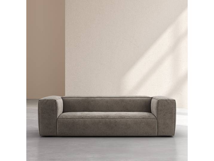 HABITAT - Canapé 4 places en tissu Kumal - Gris ardoise - Edwin