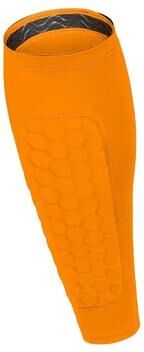 Uplifted Finds Sports Soccer Shin Guards & Honeycomb Calf Compression Sleeve orange s