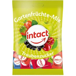 Intact Traubenzucker Beutel Gartenfrüchte-mix 75 g