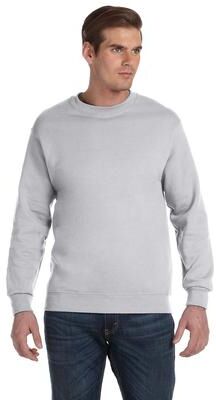 Gildan G120 DryBlend Crewneck Sweatshirt in Ash size 3XL   Fleece 12000, G12000