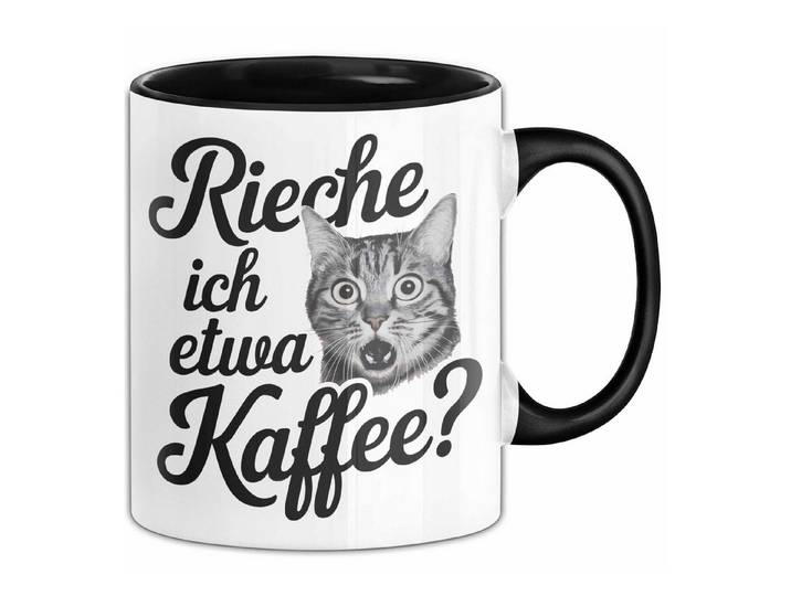 Trendation Tasse Kaffeeliebhaber Tasse Geschenk Lustige Geschenkidee Spruch Rieche Ic