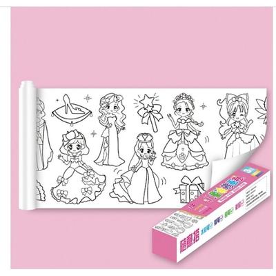 Bestes Weihnachtsgeschenk Kinderzeichenrolle leicht zu zerreißen mit Malpartner-12 Buntstifte 118''x118'' (300cmx300cm)