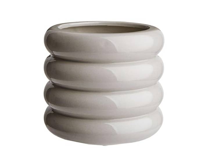 BUTLERS Pflanztopf ø 15 cm Steingut - Hoop -