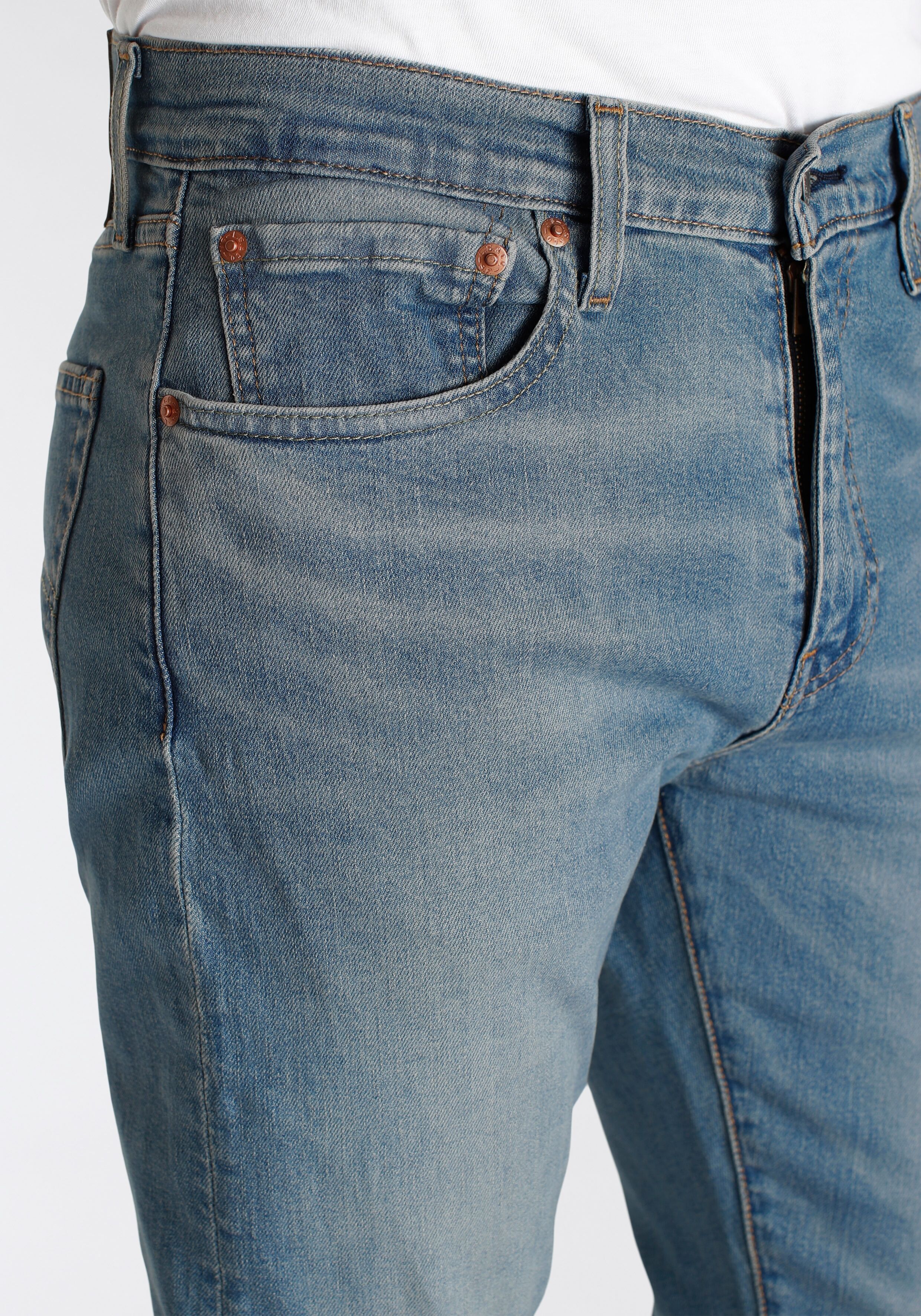 Levi's Levis "512 Slim Taper Fit" mit Markenlabel pelican rust 32, Länge 32