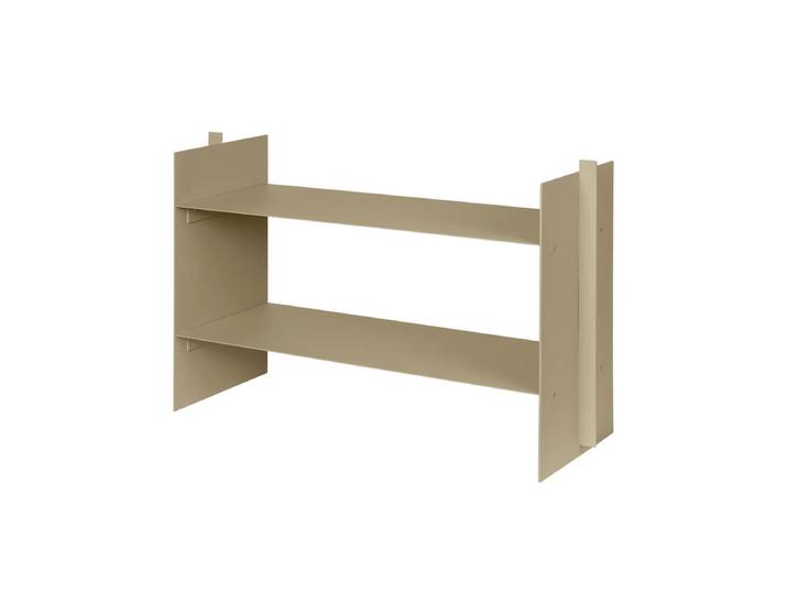 Ferm Living - Lager Standregal niedrig, cashmere