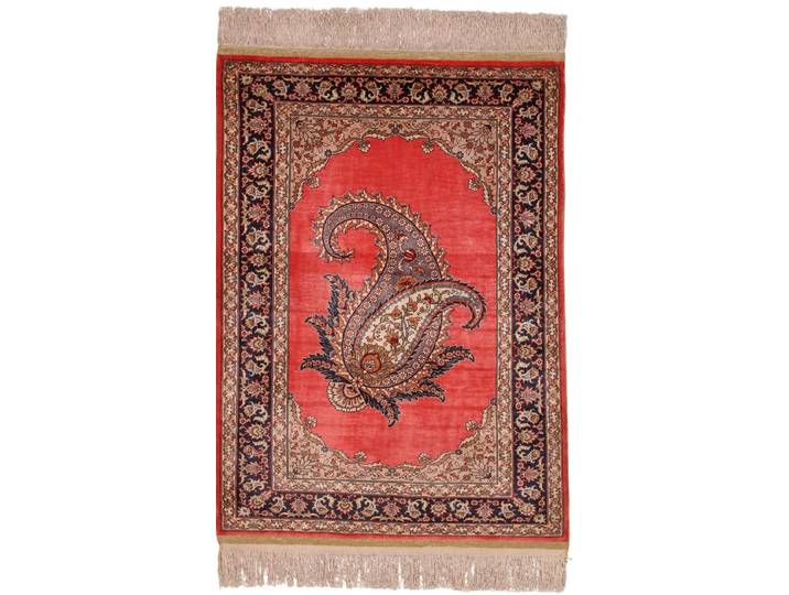 Kayseri Seide Teppich 88x121 Handgeknüpft Orientteppich Seide
