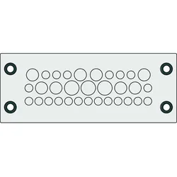 Icotek Kabeldurchführungsplatte KEL-DPZ 24/32 gr