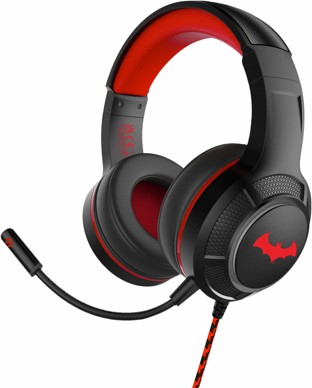 OTL Technologies DC Comics DC0905 Gaming Hoofdtelefoon met microfoon, Zwart-Rood