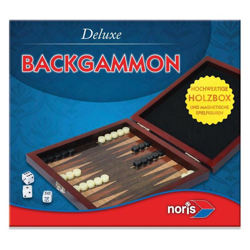 Noris Deluxe Backgammon (Deutsch, Englisch, Französisch, Italienisch, 2 Spieler) (606108004)