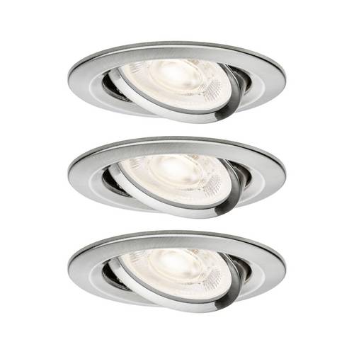 Paulmann 92272 Nova LED-Einbauleuchte GU10 4.9W Eisen (gebürstet)
