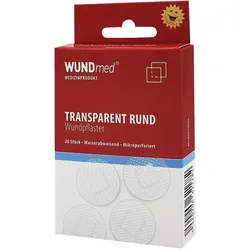 WUNDmed® Pflaster Rund transparent 20 Stück