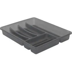 Rotho Basic Besteckkasten 6 Fächer anthrazit