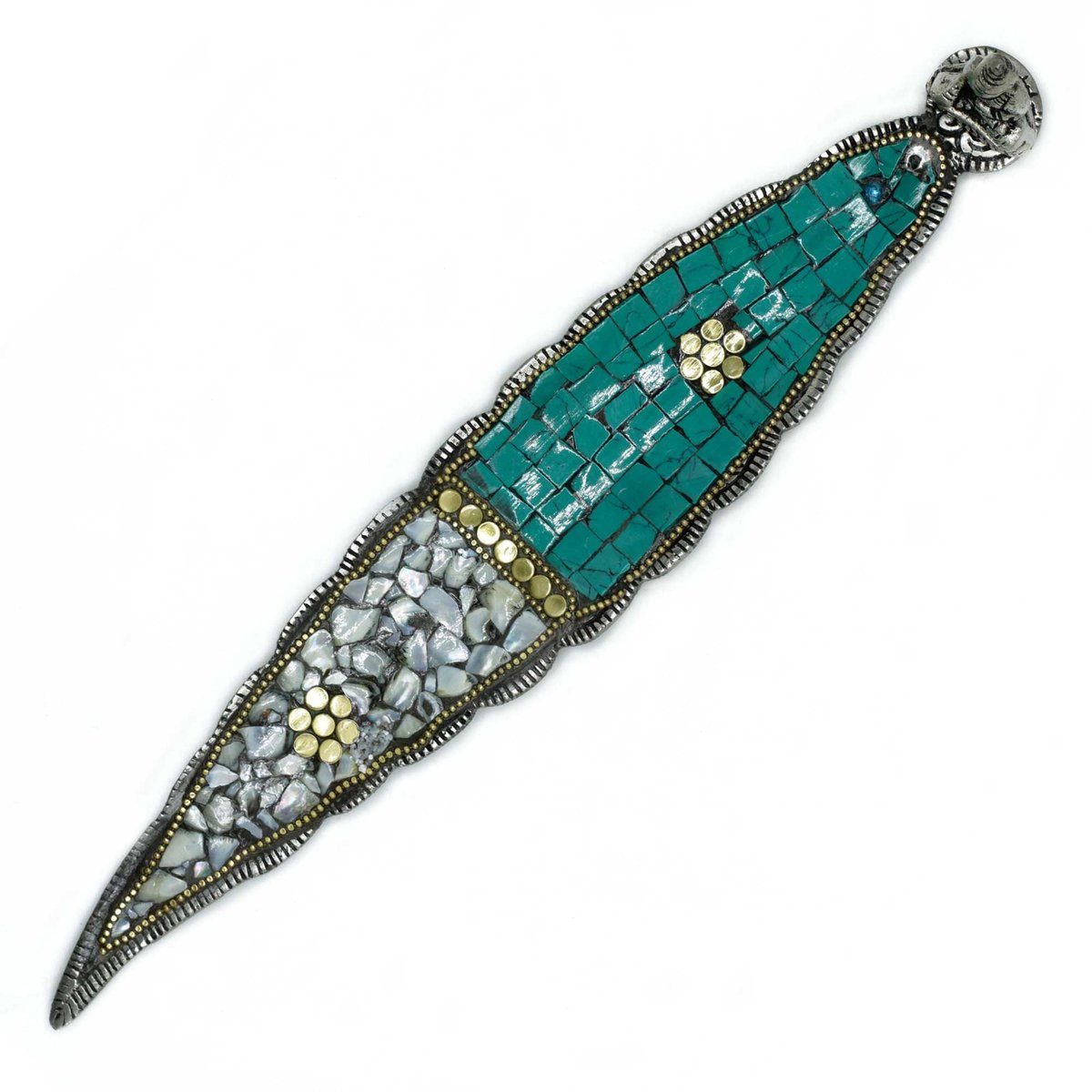 AW Gifts Buddha Long Leaf Tibetan Decor Incense Holder voor volwassenen