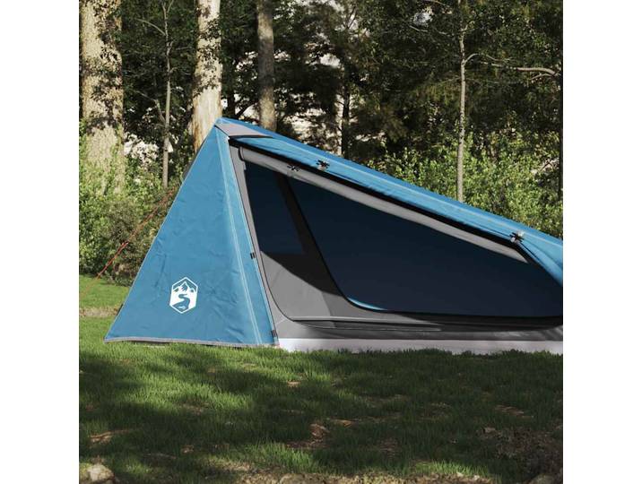 vidaXL Tunnelzelt 1 Person Blau Wasserdicht