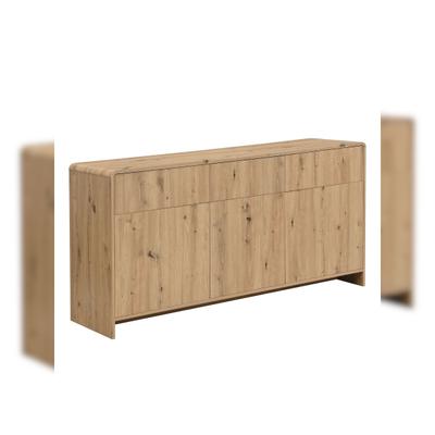 Sideboard CALELLA MDF in Eichenoptik 155,2 x 40 x 76 cm Eichenoptik | Kadima Design