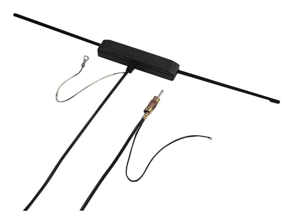 Hama Elektronische Scheibenantenne für UKW-Empfang im Auto 00185824