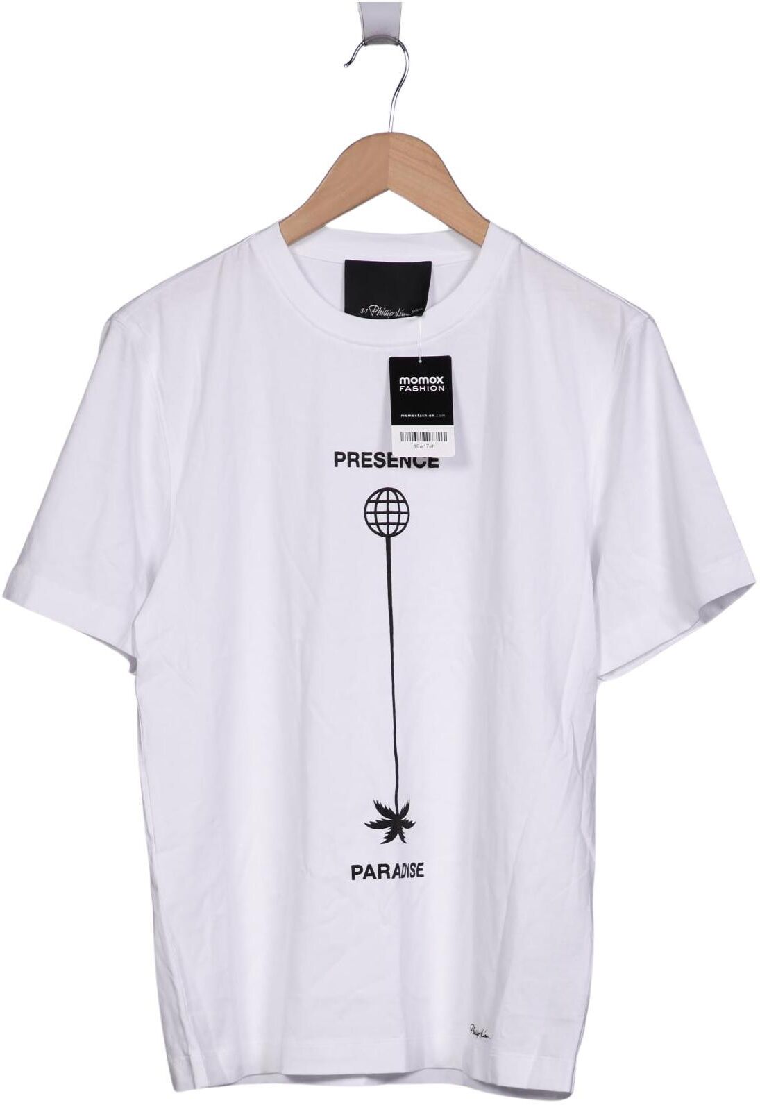 Phillip Lim Herren T-Shirt, Weiß, Gr. XS, Baumwolle / Elasthan - Second Hand