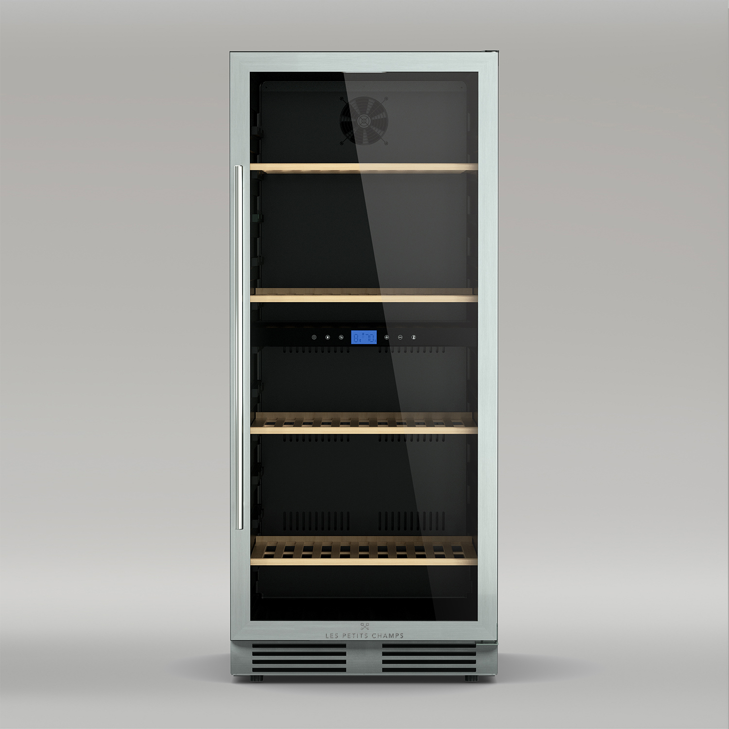 Weinkühlschrank Les Petits Champs 149 Flaschen - freistehend - 325 L - 5 bis 20°C - Silber